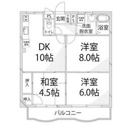 コーポエルムの物件間取画像